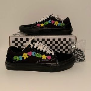 VANS OLD SKOOL X FROG SKATEBOARDS CHARMS MENS SHOES SIZE 8.5 SKATEBOARD SNEAKERS